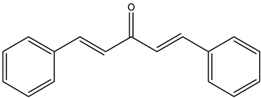 Chemical structure of Trans,Trans-Dibenzylideneacetone | 35225-79-7
