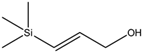 Chemical structure of Trans-3-(Trimethylsilyl)allyl alcohol | 59376-64-6