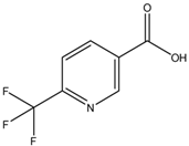 Chemical structure of 6-(Trifluoromethyl)nicotinic acid | 231291-22-8