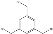 Chemical structure of 1,3,5-Tris(bromomethyl)benzene | 18226-42-1