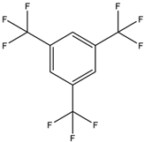 Chemical structure of 1,3,5-Tris(trifluoromethyl)benzene | 729-81-7