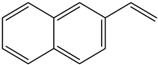 Chemical structure of 2-Vinyl naphthalene | 827-54-3