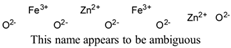 Chemical structure of Zinc iron oxide | 12063-19-3