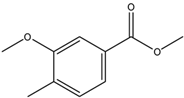 Chemical structure of Methyl-3-methoxy-4-methylbenzoate | 3556-83-0
