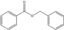 Chemical structure of Benzyl Benzoate | 120-51-4