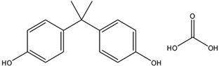 Chemical structure of Polycarbonate | 32844-27-2