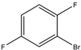 Chemical structure of 2-Bromo-1,4-difluorobenzene | 399-94-0