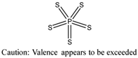 Chemical structure of Phosphorus pentasulfide | 1314-80-3