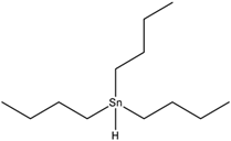 Chemical structure of Tri-n-butyltin hydride | 688-73-3