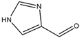 Chemical structure of 1H-Imidazole-4-carbaldehyde | 3034-50-2