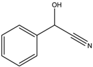 Chemical structure of Mandelonitrile | 532-28-5
