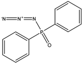 Chemical structure of Diphenylphosphoryl azide | 26386-88-9