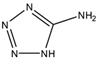 Chemical structure of 5-Amino-1H-Tetrazole | 15454-54-3