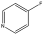Chemical structure of 4-fluoropyridine | 694-52-0
