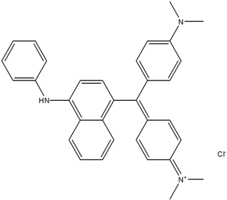 Chemical structure of VICTORIA BLUE B | 2580-56-5