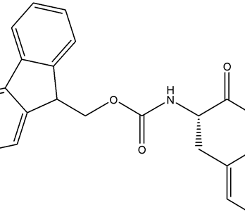 Chemical structure of Fmoc-PHE-OH | 35661-40-6