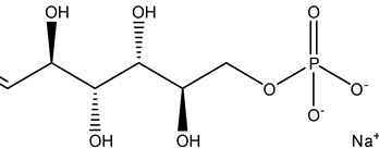 Chemical structure of D-Mannose 6-phosphate sodium salt | 70442-25-0