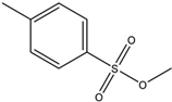 Chemical structure of Methyl p-toluenesulfonate | 80-48-8