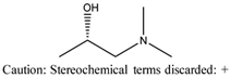 Chemical structure of (S)-(+)-1-Dimethylamino-2-propanol | 53636-17-2