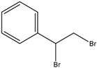 Chemical structure of (1,2-Dibromoethyl)benzene | 93-52-7