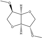 Chemical structure of Isosorbide Dimethyl Ether | 5306-85-4