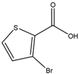 Chemical structure of 3-Bromothiophene-2-carboxylic acid | 7311-64-0