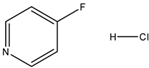 Chemical structure of 4-Fluoropyridine Hydrochloride | 39160-31-1