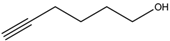 Chemical structure of 5-Hexyn-1-ol | 928-90-5