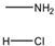 Chemical structure of Methylamine Hydrochloride | 593-51-1