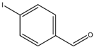 Chemical structure of 4-Iodobenzaldehyde | 15164-44-0