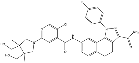 Chemical structure of PF184 | 1187460-81-6