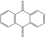Chemical structure of Anthraquinone | 84-65-1