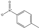 Chemical structure of 4-Nitrotoluene | 99-99-0