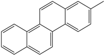Chemical structure of 2-Methylchrysene | 3351-32-4