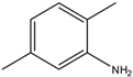 Chemical structure of 2,5-Dimethylaniline | 95-78-3