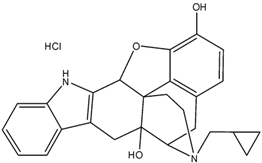 Chemical structure of Naltrindole Hydrochloride | 111469-81-9