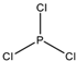 Chemical structure of Phosphorus trichloride | 7719-12-2