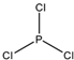 Chemical structure of Phosphorus trichloride | 7719-12-2