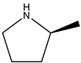 Chemical structure of (s)-2-Methylpyrrolidine | 59335-84-1
