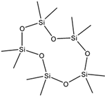 Chemical structure of Decamethylcyclopentasiloxane | 541-02-6