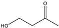 Chemical structure of 3-Oxobutanol | 590-90-9