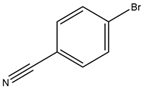 Chemical structure of 4-Bromobenzonitrile | 623-00-7