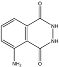 Chemical structure of Luminol | 521-31-3