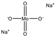 Chemical structure of Sodium Molybdate | 7631-95-0