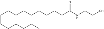 Chemical structure of Palmidrol | 544-31-0