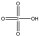 Chemical structure of Periodic acid Solution | 10450-60-9