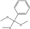Chemical structure of Trimethoxyphenylsilane | 2996-92-1