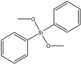 Chemical structure of Diphenyldimethoxysilane | 6843-66-9
