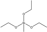 Chemical structure of Methyltriethoxysilane | 2031-67-6