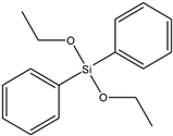 Chemical structure of Diphenyldiethoxysilane | 2553-19-7